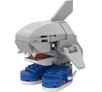 JUCHRZEY TRALALERO TRALALA Set di costruzione di figura, costruzione di cerebrali italiane come regalo for i fan, di collezione 3D for ufficio, con design blu