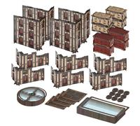 Jucoci Battlezone Creation Kit - Set da 18 pezzi per tablet Wargames, compatibile con WH40K (bianco)