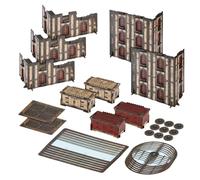 Jucoci Battlezone Creation Kit - Set di 9 tavole da tavolo per Wargames, compatibile con WH40K (bianco)