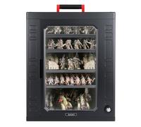 Jucoci Miniatures - Valigetta in plastica ABS per il trasporto delle miniature (misura grande con luce)