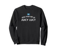 Jucy Juicy Lucy Cheeseburger Minneapolis Bar Cibo Felpa