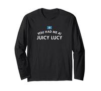 Jucy Juicy Lucy Cheeseburger Minneapolis Bar Cibo Maglia a Manica