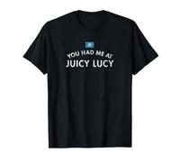 Jucy Juicy Lucy Cheeseburger Minneapolis Bar Cibo Maglietta