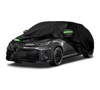 JUDANNA Telo Copriauto Impermeabile Compatibile con 2011-2024 Toyota Yaris Vitz, Telo Copri Auto, Copertura Auto Per Esterno protezione da sole, neve, pioggia, polvere con cerniera e fasce antivento