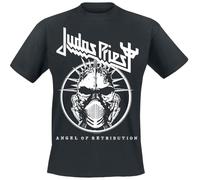 Judas Priest Angel Headshot Uomo T-Shirt Nero 100% Cotone Regular