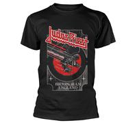 Judas Priest' Argento e Rosso Vengeance' T-Shirt - Nuovo