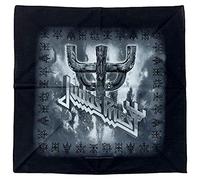 Judas Priest Bandana Logo And Fork Band Logo Nuovo Ufficiale Nero Size One Size