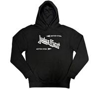 Judas Priest British Steel Logo autorizzato Felpa con Cappuccio