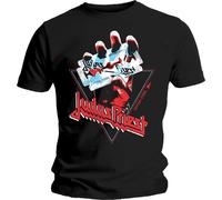 Judas Priest British Steel Triangle autorizzato Uomo maglietta