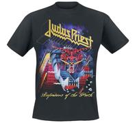 Judas Priest Defenders Blowup Uomo T-Shirt Nero 100% Cotone Regular