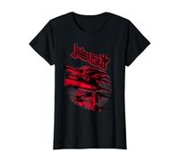 Judas Priest Firepower Red Circle Maglietta, Donna, Nero, XS
