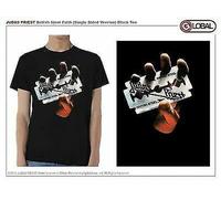 JUDAS PRIEST Inglese Acciaio Heavy Metal Rock Band Chitarra Musica Maglietta