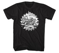 Judas Priest - Moto Nera E Bianca - Classici Americani - Nero Solido Adulto