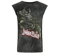 Judas Priest Painkiller Uomo Canotta Grigio 100% Cotone Regular