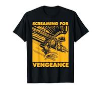 Judas Priest Screaming For Vengeance Gold Square Maglietta