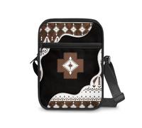JUDENTIDOS Borsa a tracolla da uomo borsa a tracolla borsa da viaggio borsa da donna borsa casual a tracolla per lavoro, Navajo azteco dei nativi americani del sud-ovest, Taglia unica