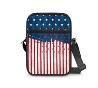 JUDENTIDOS Borsa a tracolla per cellulare, piccola borsa a tracolla, borsa a tracolla per scuola, ragazzo e ragazza, Bandiera americana., Taglia unica