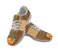 JUDENTIDOS Scarpe da corsa da donna scarpe da tennis traspiranti scarpe da ginnastica in rete, Zucche Autunno Aut, 42.5 EU