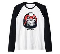 Judge Dredd Casco Classico 2000 d.C. Retro Comic Maglia con Maniche Raglan