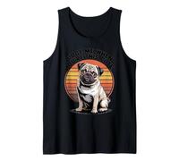 Judge Me When You're This Cute | Retro Pug Dog Canotta