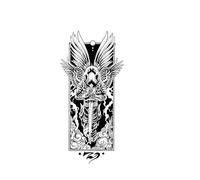 Judgment Angel Waterproof Temporary Tattoo Stickers, Long-lasting Waterproof For One To Two Weeks, Suitable For Arm, Leg.(KT234)