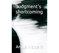 Judgment's shortcoming