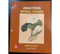Judith A Boss Looseleaf for Analyzing Moral Issues (Rilegatura flessibile)