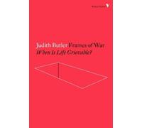 Judith Butler Frames of War (Tascabile) Radical Thinkers Set 12