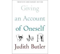 Judith Butler Giving an Account of Oneself (Copertina rigida)