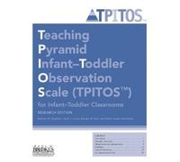 Judith Carta Dwight Teaching Pyramid Infant-Toddler Observation Sca (Tascabile)