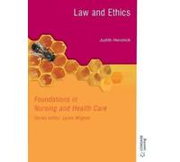 Judith Hendrick B&W FOUNDATION NURSING: LAW&ETHICS (Tascabile)
