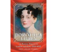 Judith Lissauer Cromwell Dorothea Lieven (Tascabile)