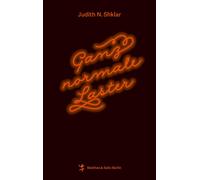 Judith N Shklar Hannes Bajohr Ganz normale Laster (Tascabile)