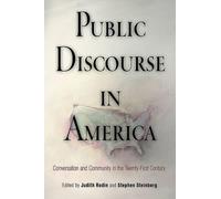 Judith Rodin Public Discourse in America (Tascabile)