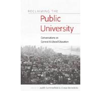 Judith Summerfield Reclaiming the Public University (Tascabile) Higher Ed