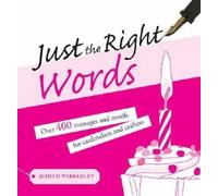 Judith Wibberley Just the Right Words (Tascabile)