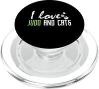Judo Amo il judo e i gatti PopSockets PopGrip per MagSafe