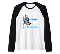 Judo Arti Marziali Disciplina Divertimento Sport Maglia con Maniche Raglan