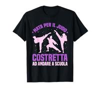 Judo Judogi Ragazza Nata per Il Judo Maglietta
