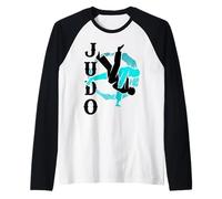 Judo Judoka Hobby Combattente Arti Marziali Maglia con Maniche Raglan