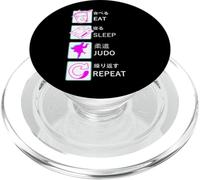 Judo Judoka Ju-Jutsu MANGIARE SONNO JUDO PopSockets PopGrip per MagSafe