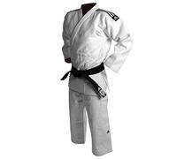 Judogi Adidas J730 Champion II slimfit IJF bianco nero Stripes