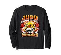 Judoka Duck - Il Judo Divertente È Il Mio Superpotere Maglia a Manica