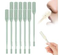 JUDUNA Tagliacapelli nasale 2 in 1, per donne e uomini, 2025, aggiornato, manuale, rotante a 360°, strumento di rimozione dei peli del naso, con scavatore per orecchie, essenziale da viaggio (verde