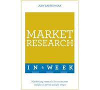 Judy Bartkowiak Market Research In A Week (Tascabile)