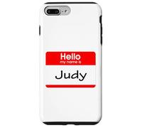Judy, ciao Il mio nome è Targhetta, distintivo Custodia per iPhone 7 Plus/8 Plus