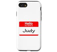 Judy, ciao Il mio nome è Targhetta, distintivo Custodia per iPhone SE (2020) / 7 / 8