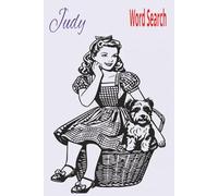 Judy Garland Word Search Puzzle Book: 55 Puzzles, multiple words for greater challenge, 6x9, 110 pages - great for holidays, vacations, free time, time-out, Judy Garland fans