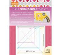 Judy Gauthier fast2cut 3-in-1 Simple Square Template (Tascabile)