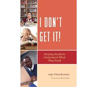Judy Tilton Brunner I Don't Get It (Tascabile)